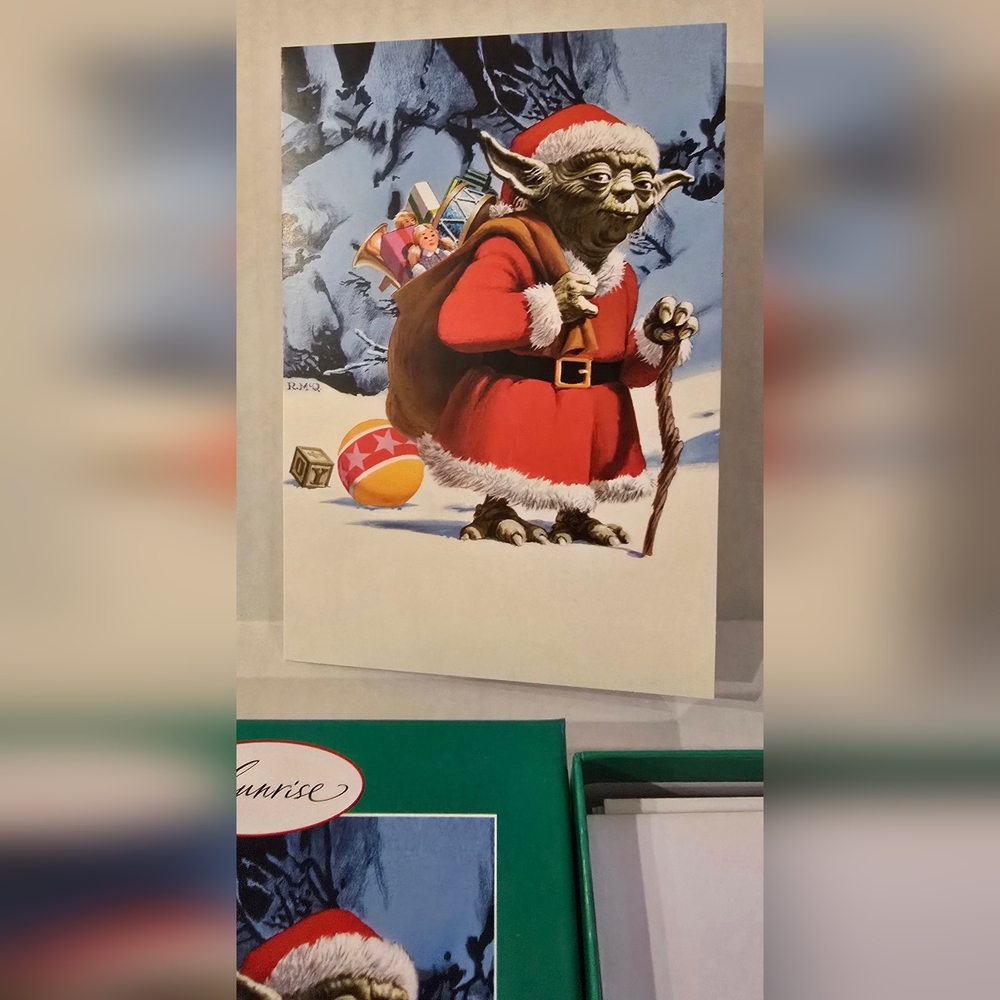 Star Wars - Santa Yoda Holiday Card Set - Picture 4 of 7